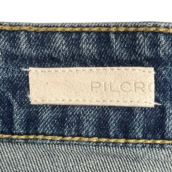 ANTHROPOLOGIE PILCRO The Borrowed Boyfriend Patchwork Jean 28 - Picture 7 of 16